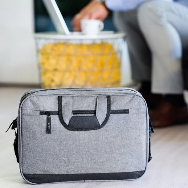 PORTICI document bag Grey