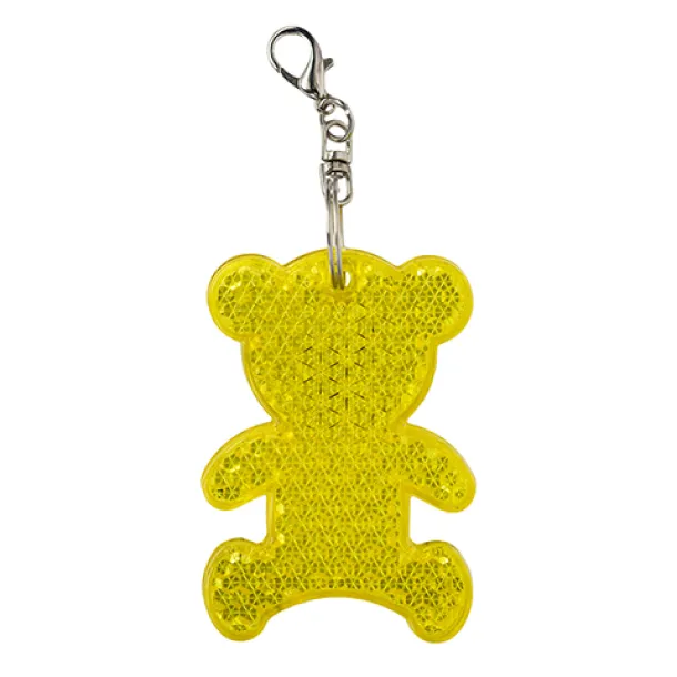 TEDDY RING reflective key ring Light yellow