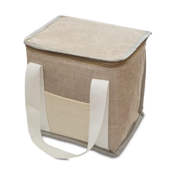 LONI insulated juta lunch bag Beige