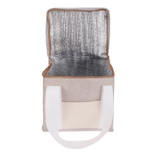 LONI insulated juta lunch bag Beige