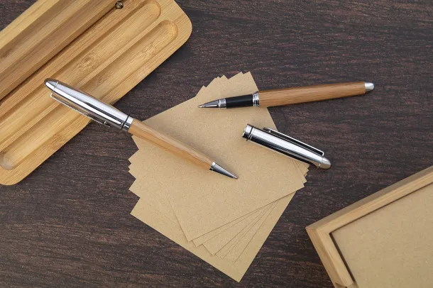 Chimon bamboo pen set Natural
