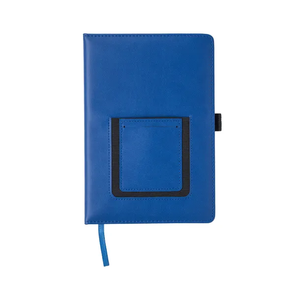 EIBAR notepad with phone pocket Dark Blue