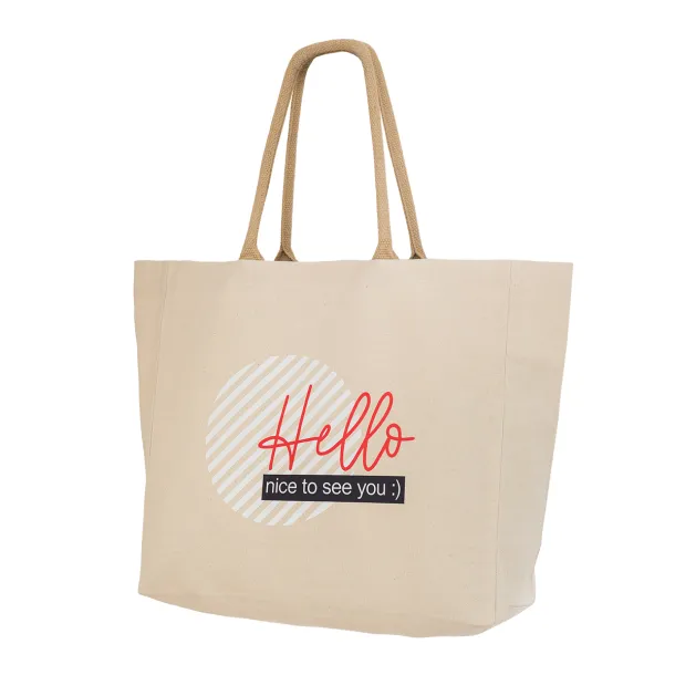 RAYA XXL cotton bag Beige