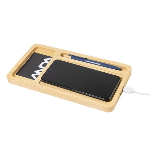 Flabo Plus wireless charger organizer Natural