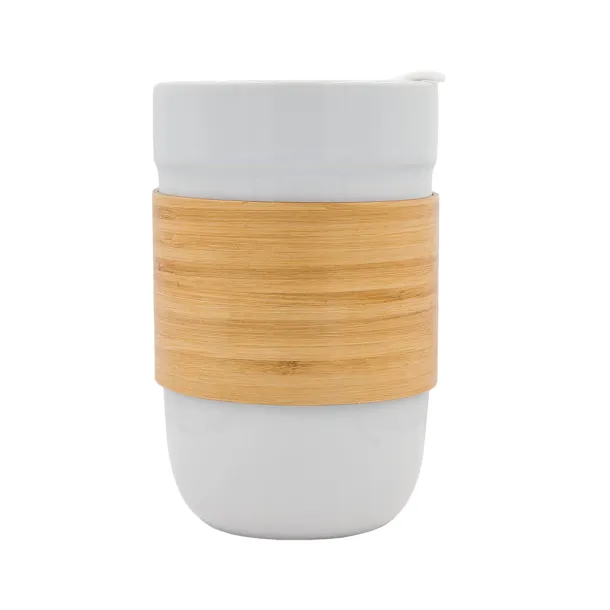 SKIVE keramička šalica, 500 ml Bijela