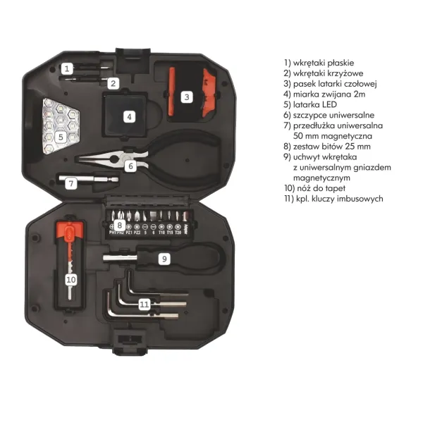 SMART DIY Alatni set Crna