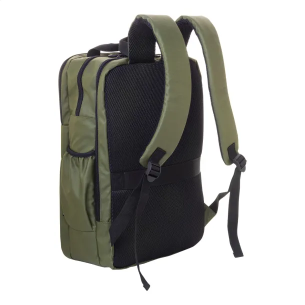 Stanford RPET ruksak, 16" Zelena