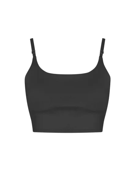  Ženski reciklirani sportski grudnjak, 240 g/m2 - Just Cool Crna