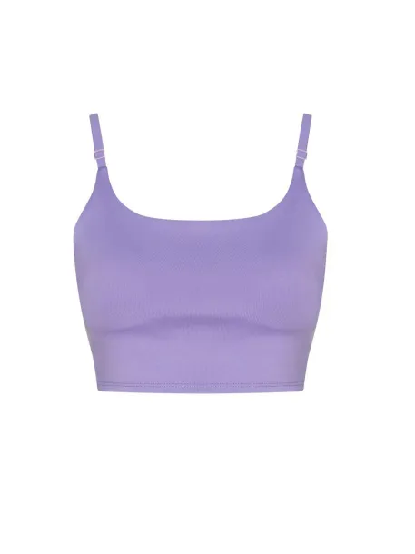  Ženski reciklirani sportski grudnjak, 240 g/m2 - Just Cool Digital Lavender