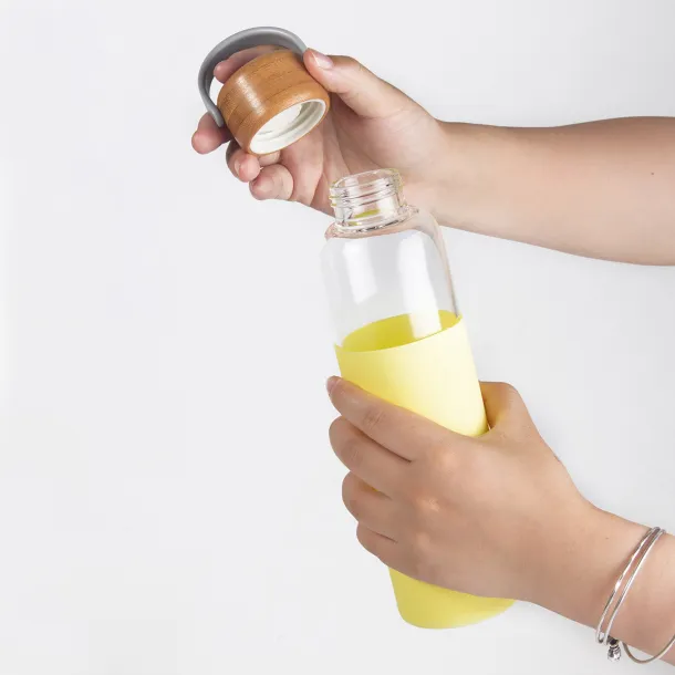 VIM BOOSTER 560 ml glass bottle Yellow