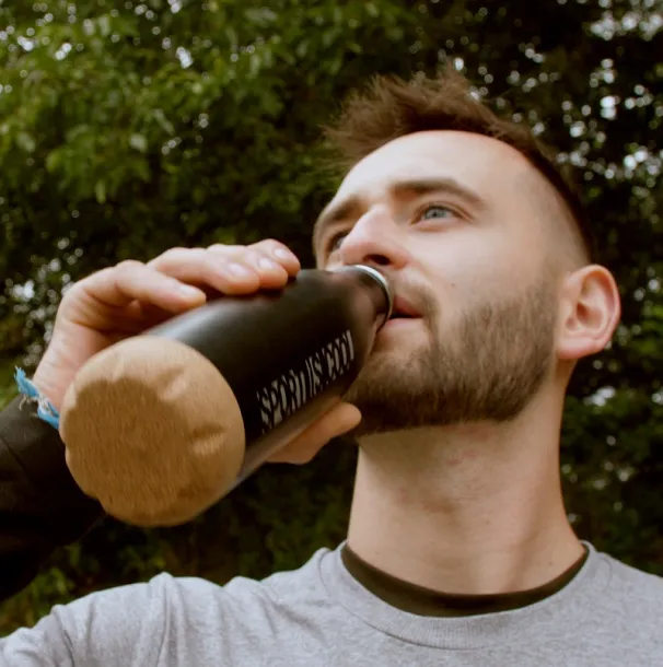 JOWI Vakumska boca za vodu 500 ml Crna