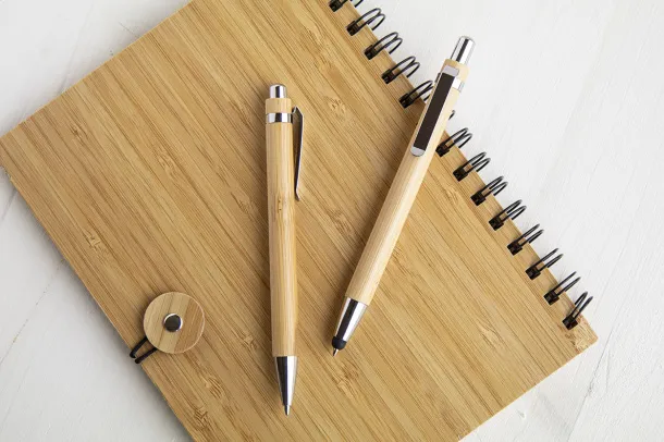 Bashania bamboo ballpoint pen Natural