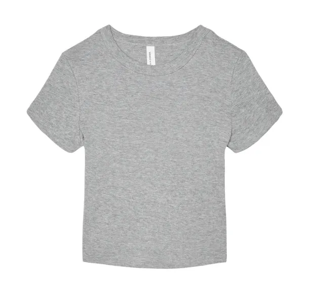  Women's Micro Rib Baby Tee - Bella+Canvas Athletic Heather