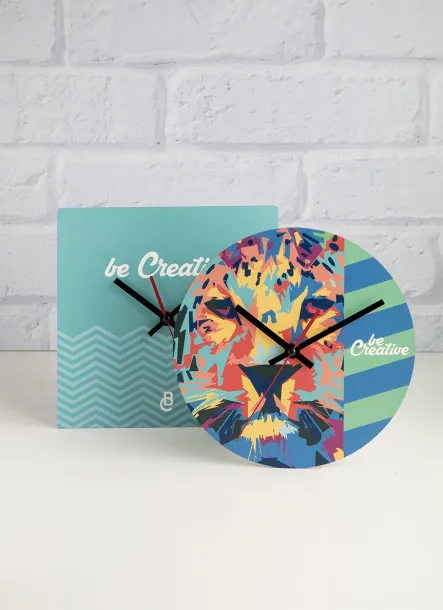 BeTime D zidni sat Bijela Prirodna