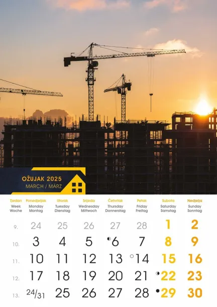  "S GRADILIŠTA" color kalendar Color