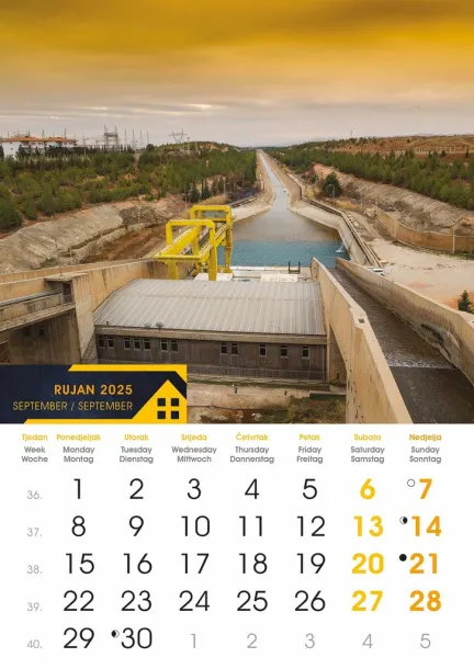  "S GRADILIŠTA" color kalendar Color