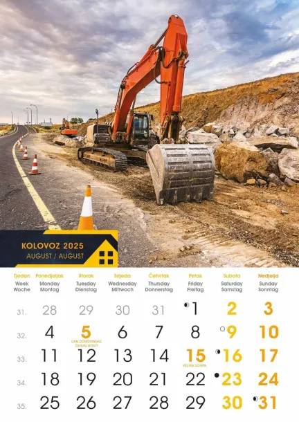  "S GRADILIŠTA" color kalendar Color