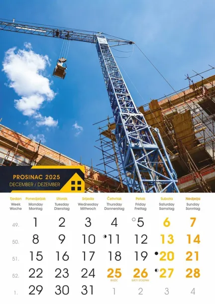  "S GRADILIŠTA" color kalendar Color