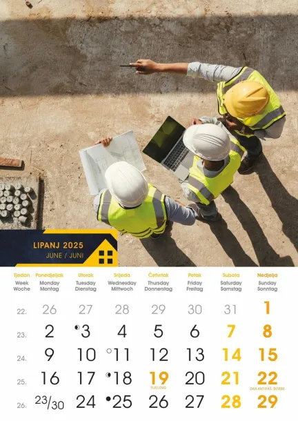  "S GRADILIŠTA" color kalendar Color