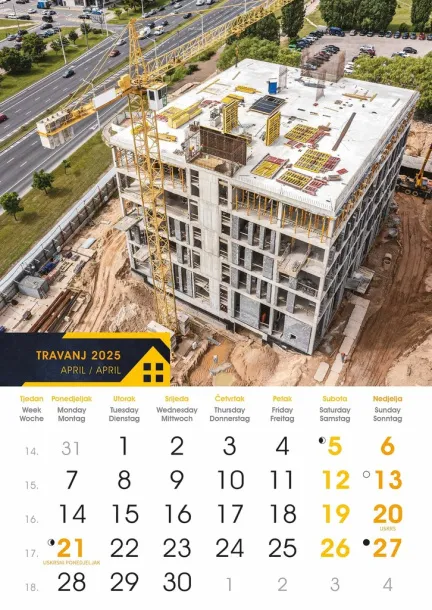  "S GRADILIŠTA" color kalendar Color