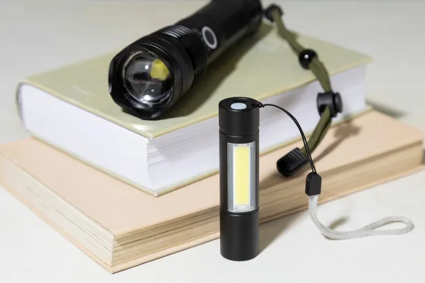 Chargelight Plus rechargeable flashlight Black