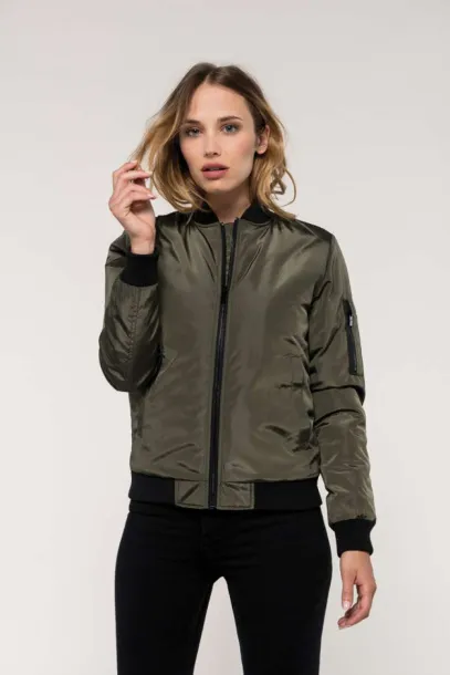  LADIES' BOMBER JACKET - Kariban Deep Khaki