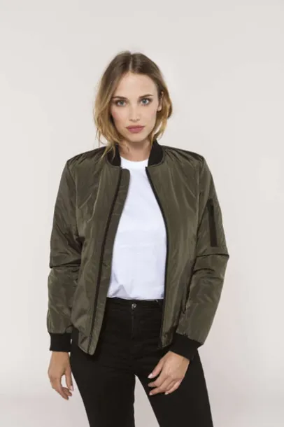  LADIES' BOMBER JACKET - Kariban Deep Khaki