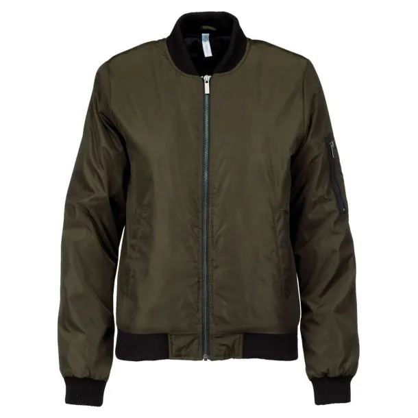  LADIES' BOMBER JACKET - Kariban Deep Khaki