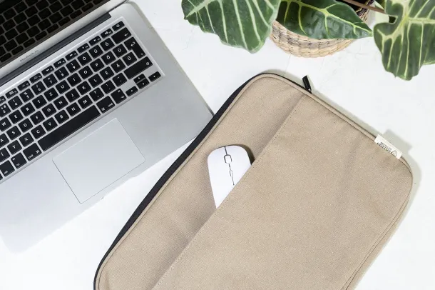 Rebyss Comp laptop torba od recikliranog pamuka, 15" Bež