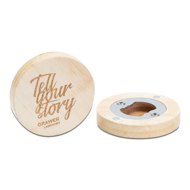 PILSEN bottle opener with magnet Beige