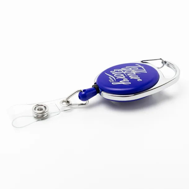 SKIPASS skipass tag with carabiner Blue