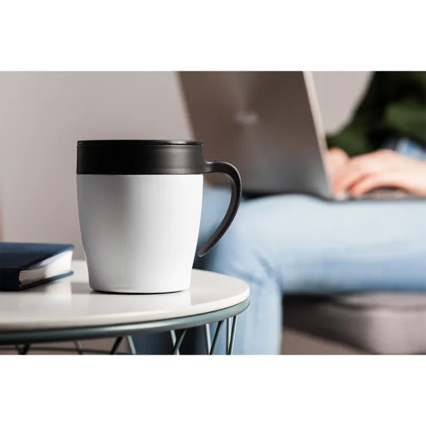 CHILLOUT steel mug 350 ml White