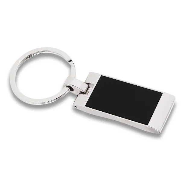 FORTE metal key ring Black