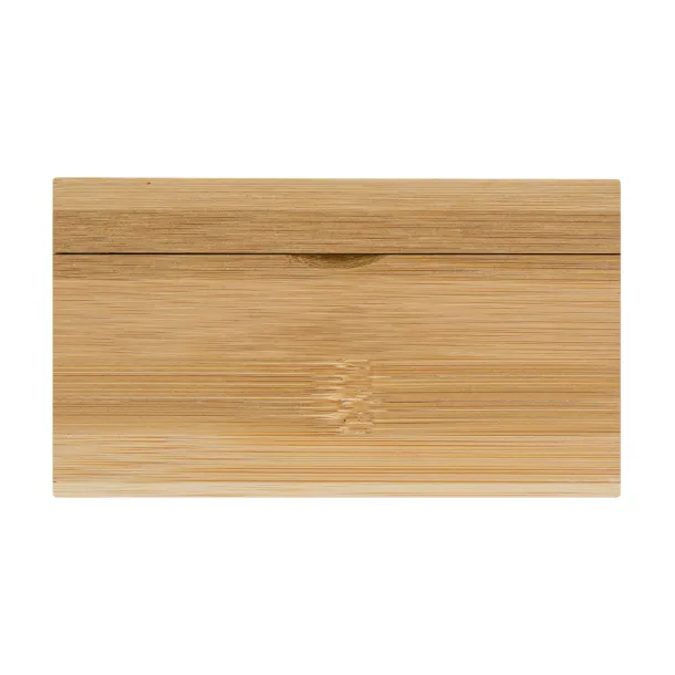 TUKAO bamboo tea box brown Brown