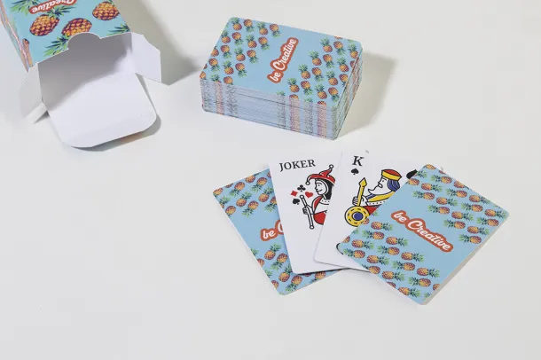 CreaCard Pocket personalizirane igraće karte Bijela