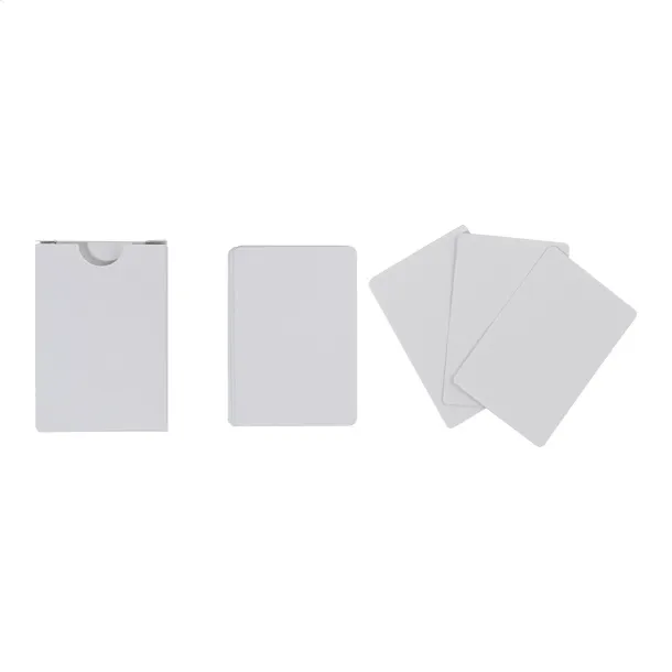 CreaCard Pocket personalizirane igraće karte Bijela
