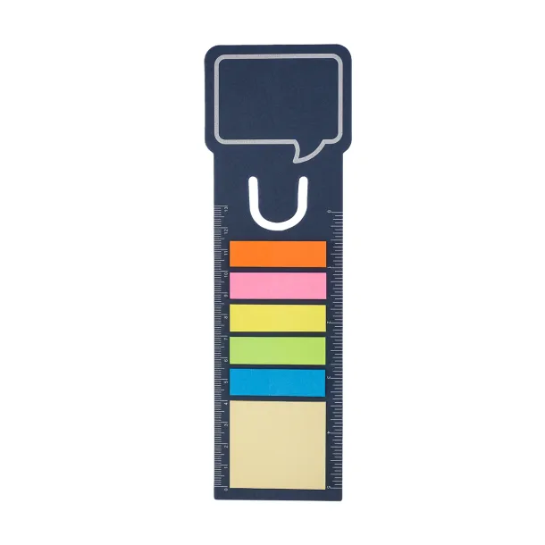 BOOKMARK set of sticky notes with bookmark Dark Blue