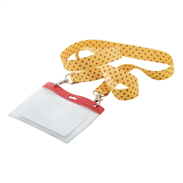 Subyard Double RPET custom sublimation lanyard White