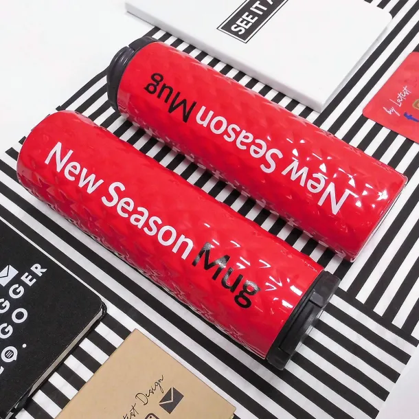 DAWSON Termo šalica - 450 ml Crvena