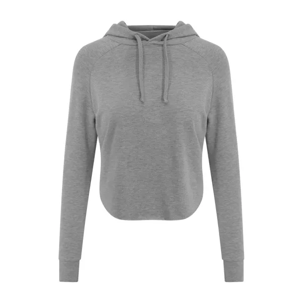  Hoodie s prekopom na leđima - Just Cool Heather Grey