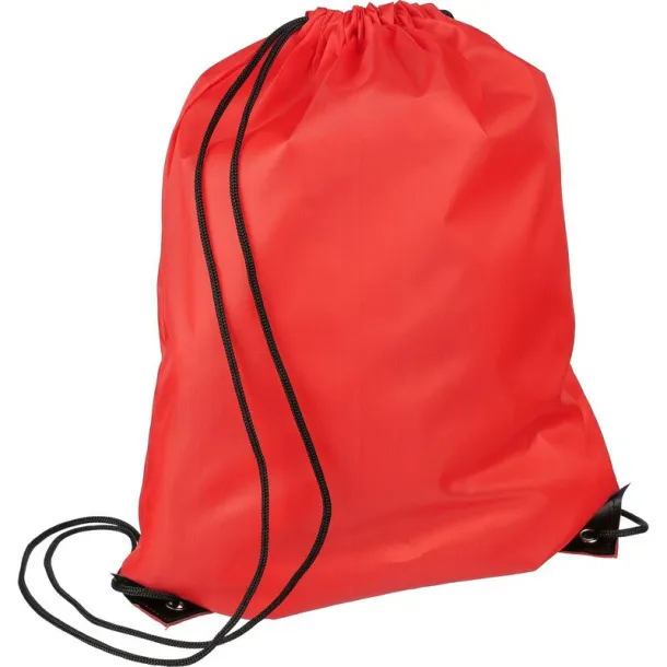  Drawstring bag red