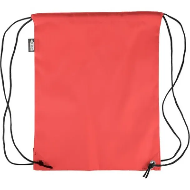  Drawstring bag red