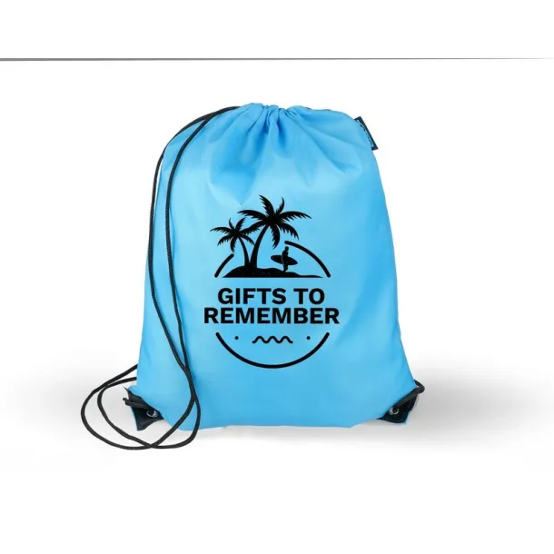  Drawstring bag light blue