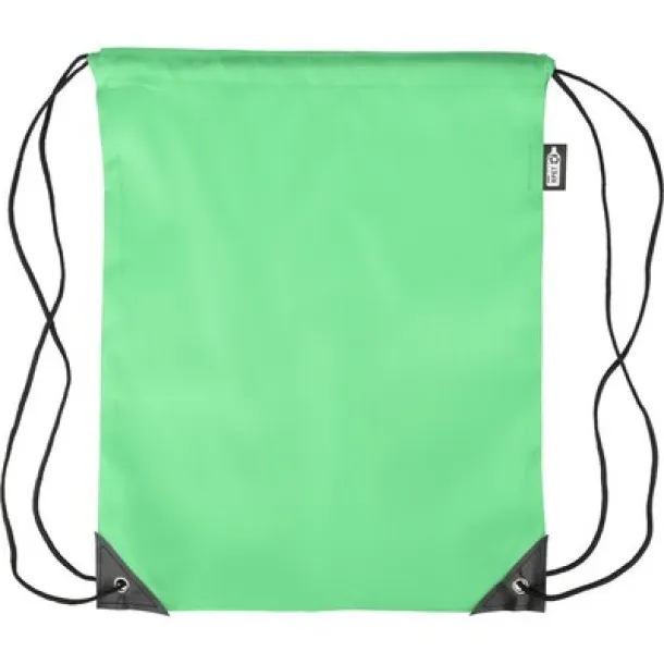  Drawstring bag light green