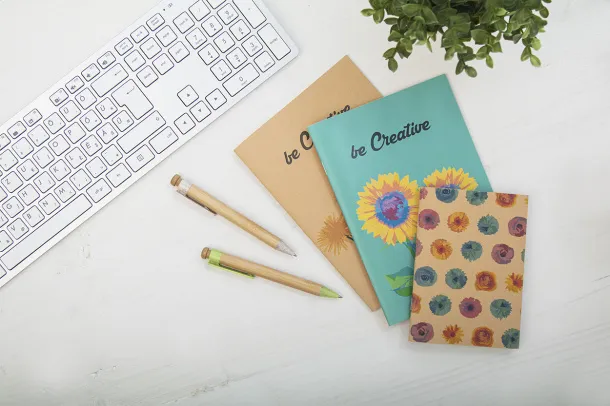 CreaNote Plus A6 Eco custom notebook Natural