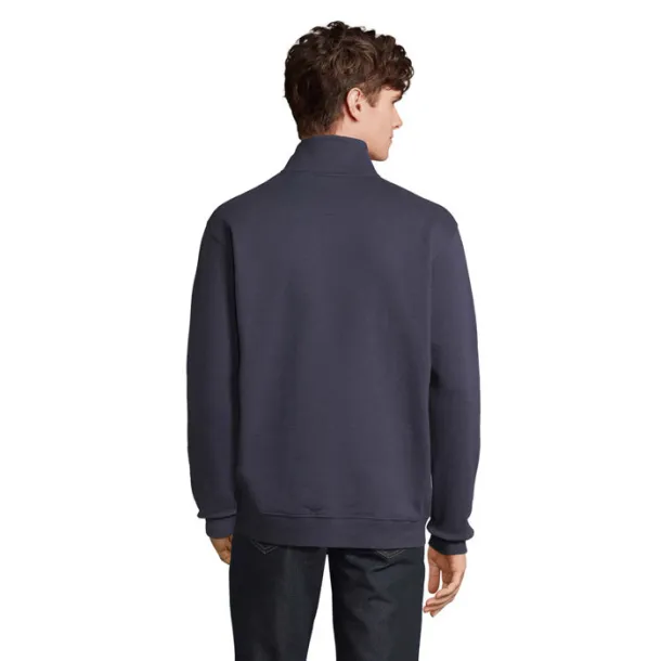 SOL'S CONRAD Sweat Zip Collar French Navy