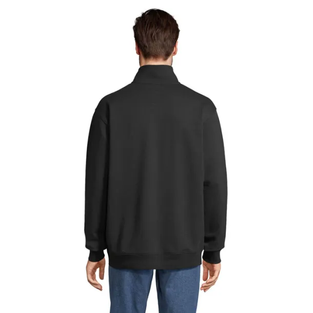 SOL'S CONRAD Sweat Zip Collar Black