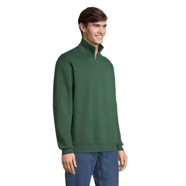 SOL'S CONRAD Sweat Zip Collar Zelena