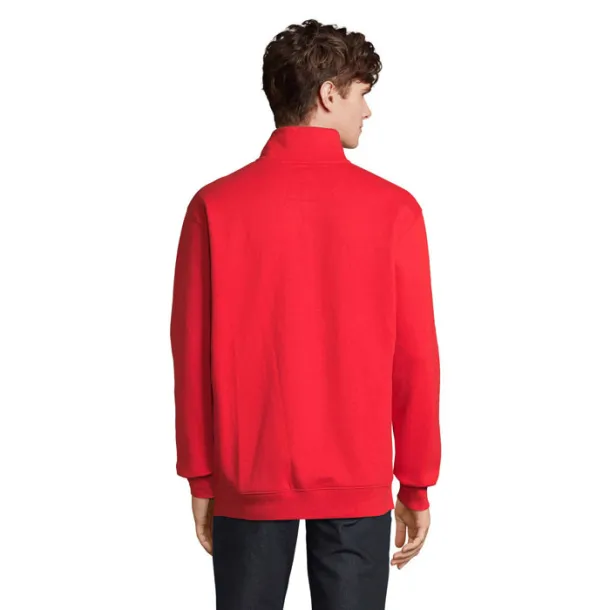 SOL'S CONRAD Sweat Zip Collar Bright Red