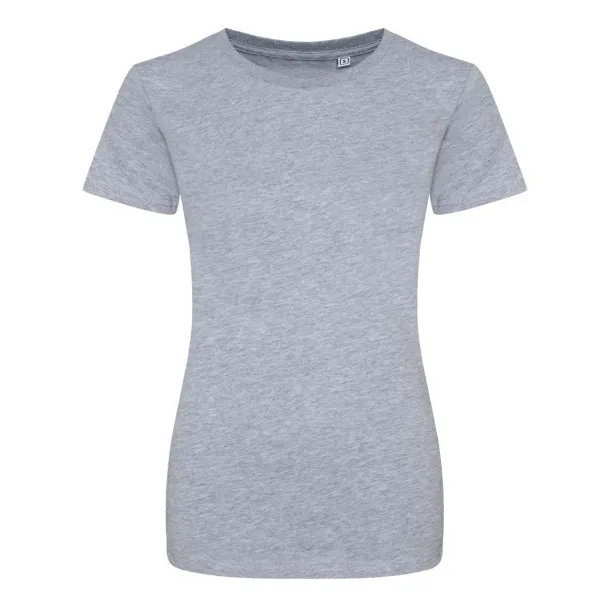  Ženska kratka majica 100 - Just Ts Heather Grey